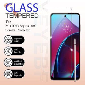 Moto G Stylus 2022 4G/5G Tempered Glass Screen Protector, [2 Pack] [Anti-scratch